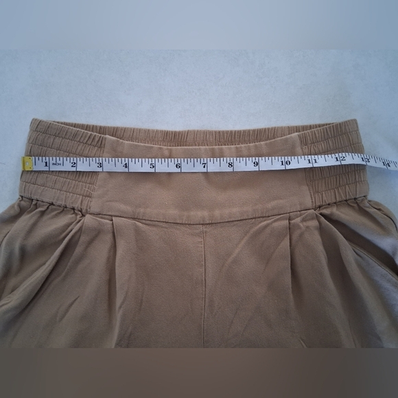 Sunday Best (Aritzia)/ Tan Sullivan Palazzo Capri Pants/ Size US XS - Picture 13 of 13